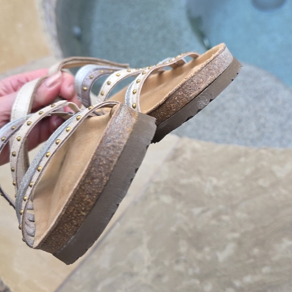 Nwot Naot  Prescott slide sandals Multi-Strap L10 M8 - Picture 6 of 13